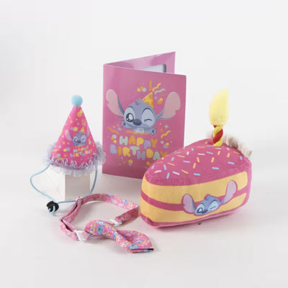 Disney & Warner Bros Kit de Aniversário com Brinquedos Stitch - Birthday kit for dogs and cats
