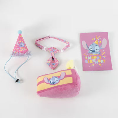 Disney & Warner Bros Kit de Aniversário com Brinquedos Stitch - Birthday kit for dogs and cats