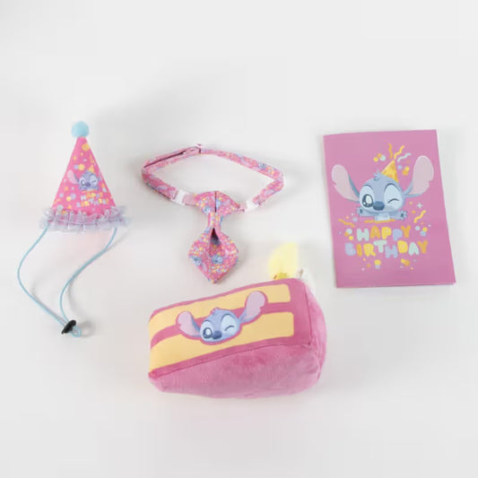 Disney & Warner Bros Kit de Aniversário com Brinquedos Stitch - Birthday kit for dogs and cats