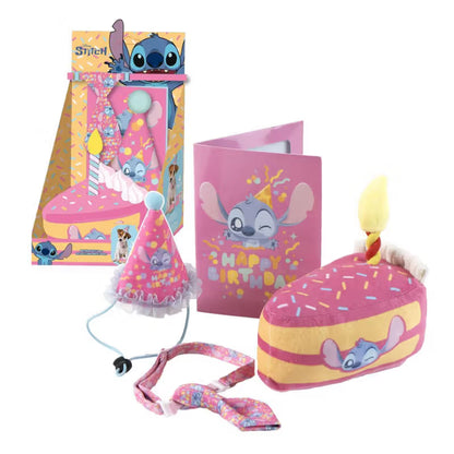 Disney & Warner Bros Kit de Aniversário com Brinquedos Stitch - Birthday kit for dogs and cats