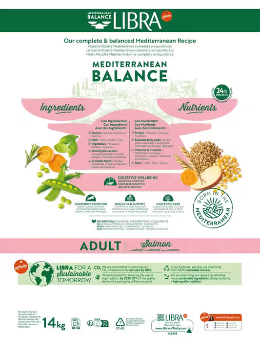 Ração para Cão Libra Dog Adult | Salmon | 14 kg