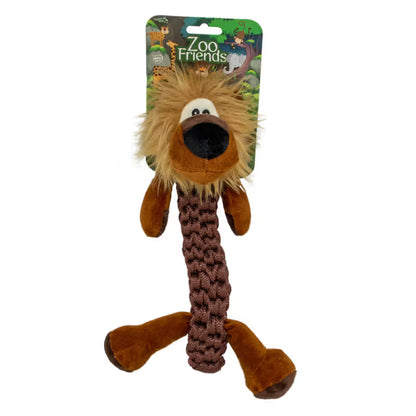 Duvo Plus Zoo Friends Leo - Juguete de peluche para perro