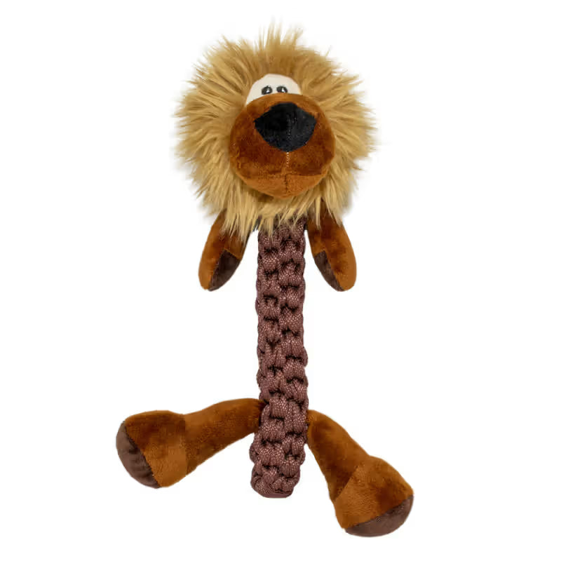 Duvo Plus Zoo Friends Leo - Juguete de peluche para perro