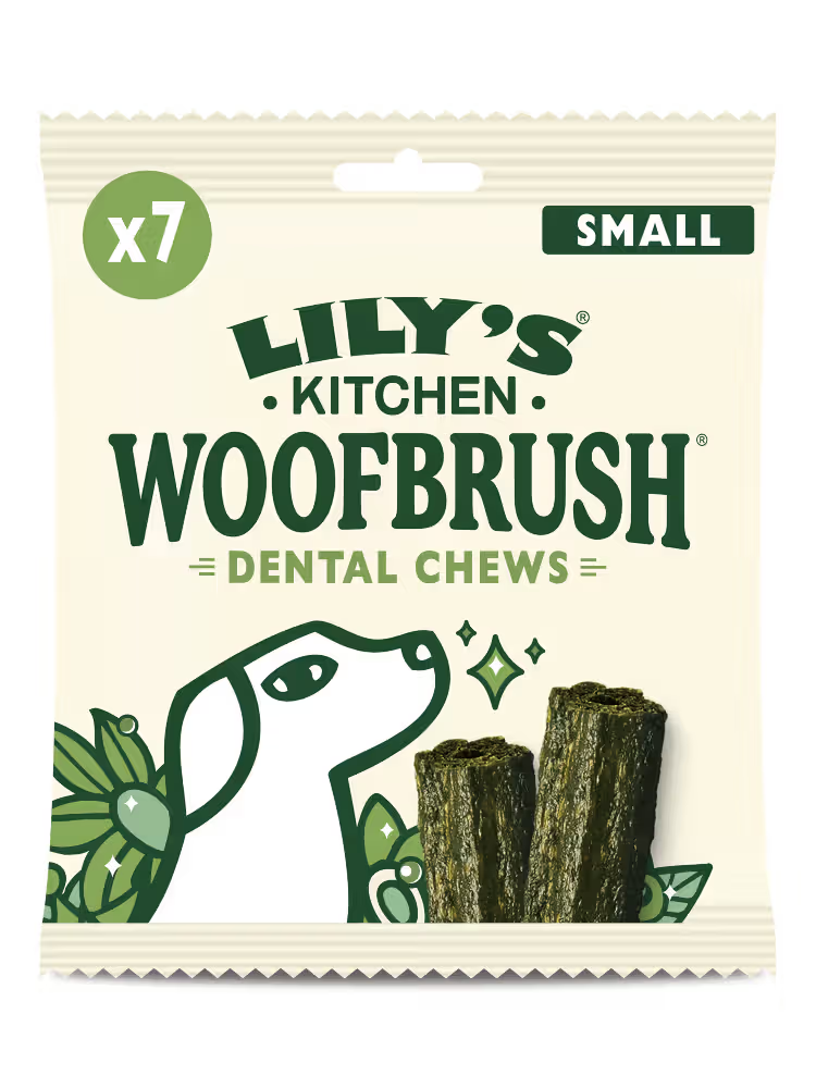Lilys Kitchen Woofbrush Dental Chews Small - Daily dental hygiene dog snack