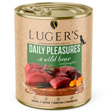 Luger's Daily Pleasures - Wet Food for Adult Dogs - Wild Boar and Pumpkin 800 g