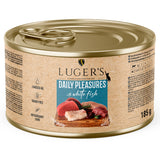 Luger's Daily Pleasures - Wet Food for Adult Cats - White Fish | 6 x 185 g