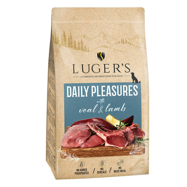 Luger's Daily Pleasures - Adult Dog Dry Food - Veal and Lamb 9 kg