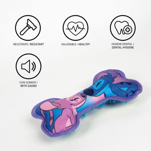 Disney & Warner Bros Stitch - Juguete para perros con sonido