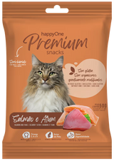 happyOne Premium Snacks Salmon and Tuna for Cats
