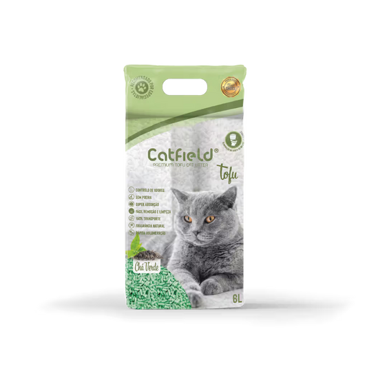 Catfield Premium Tofu Cat Green Tea - Cat litter