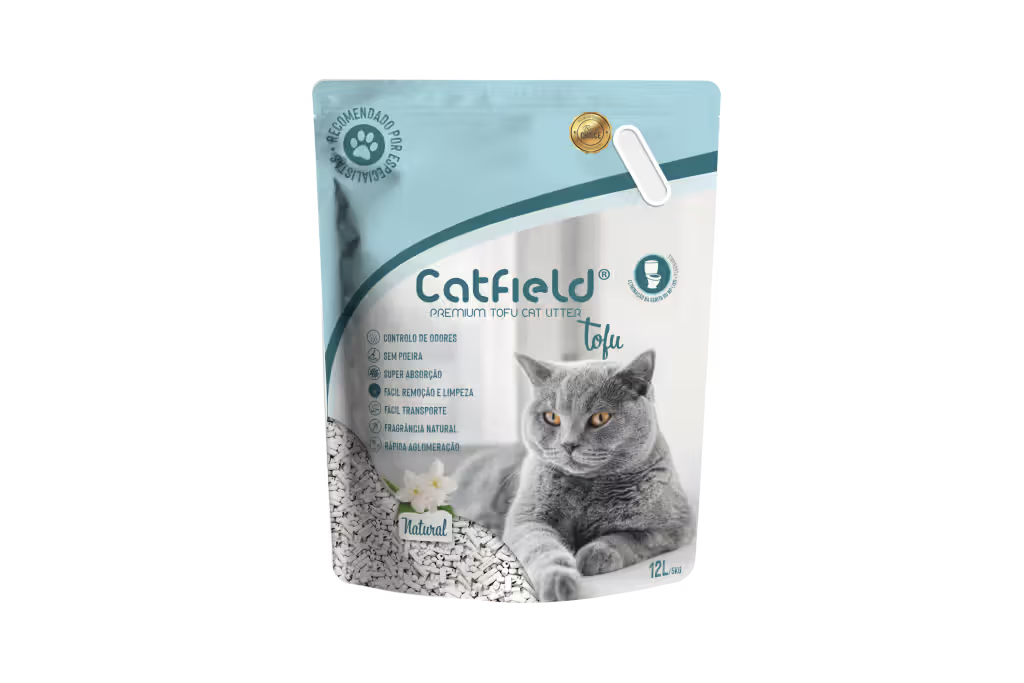 Catfield Premium Cat Litter Tofu Gato - Pienso seco para gato
