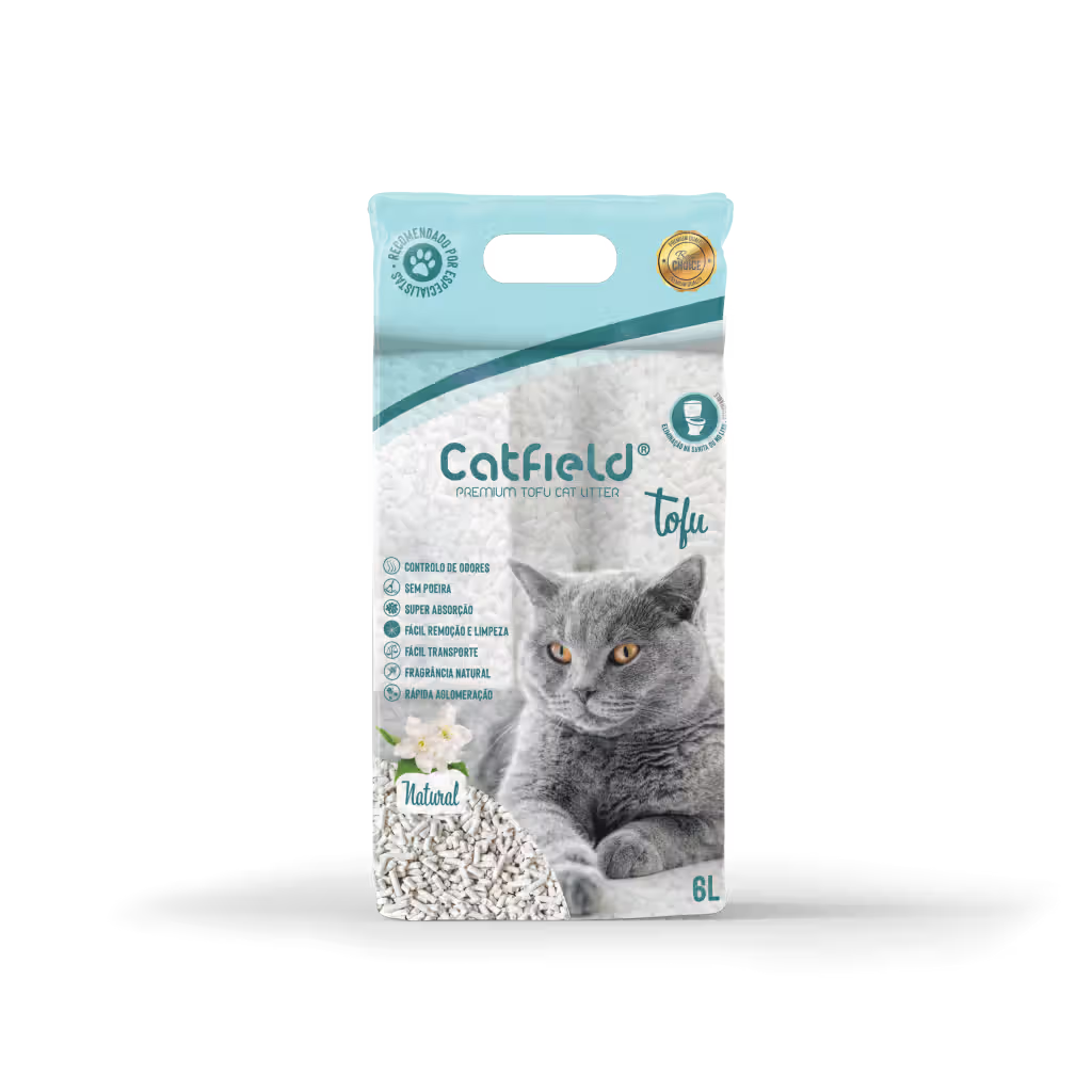 Catfield Premium Cat Litter Tofu Gato - Ração seca para gato