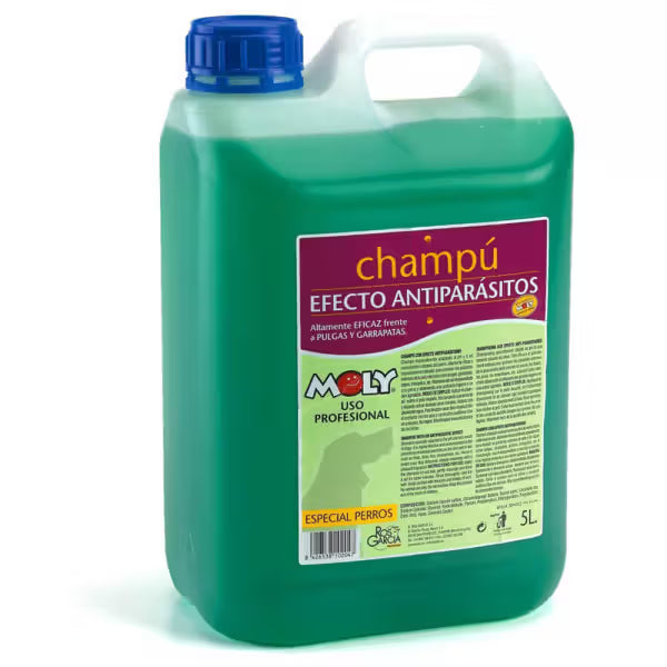 Moly Champô Antiparasitário de Menta Fresca - Champô para cão