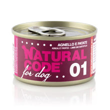 Natural Code 01 Cão Borrego e Batata - Ração húmida para cão