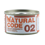 Natural Code 02 - Alimento Húmido para Gato - Frango e Camarão