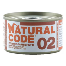 Natural Code 02 - Alimento Húmido para Gato - Frango e Camarão