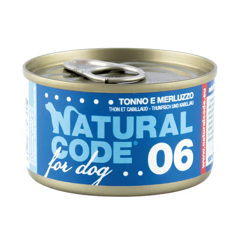 Natural Code 06 - Alimento Húmido para Cão - Atum e Bacalhau