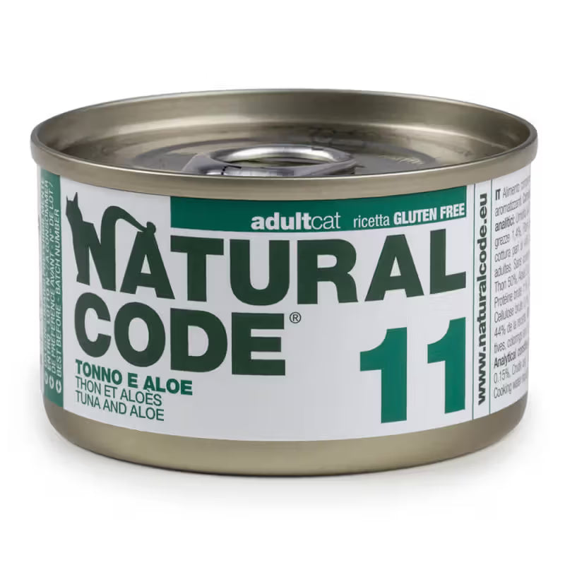 Natural Code 11 - Alimento Húmido para Gato - Atum e Aloé Vera