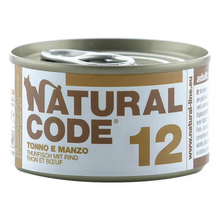 Natural Code 12 - Alimento Húmido para Gato - Atum e Carne de Vaca