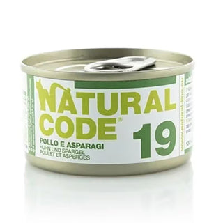 Natural Code 19 Gato Pollo y Espárragos - Comida húmeda para gatos