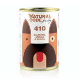 Natural Code 410 Perro Adulto Grain-Free Salmón, Arenque y Calabaza - Comida húmeda para perro