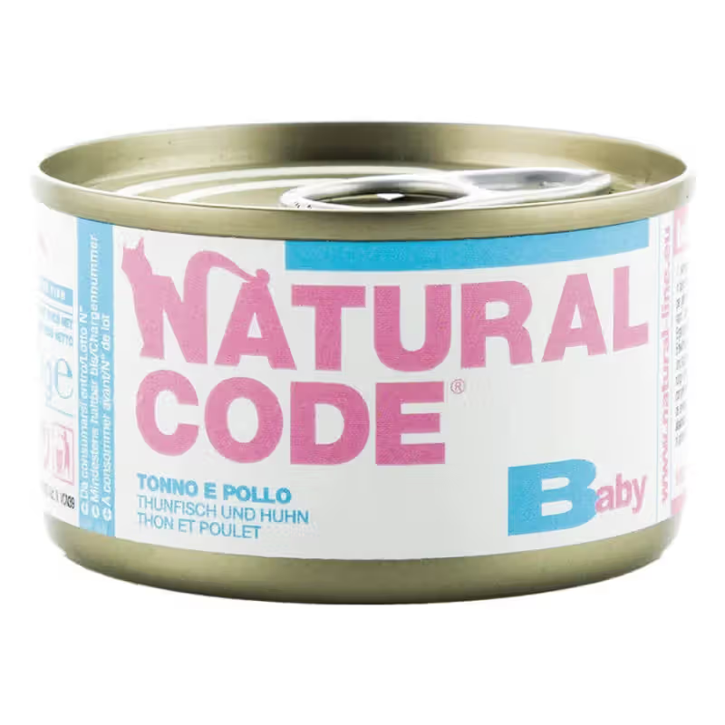 Natural Code B - Alimento Húmido para Gatinho - Baby Kitten Atum e Frango