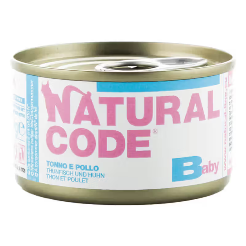 Natural Code B - Alimento Húmido para Gatinho - Baby Kitten Atum e Frango