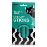 Natural Code Creamy Gato Todas las Edades Grain-Free Pollo y Aceite de Pescado - Snack para gato
