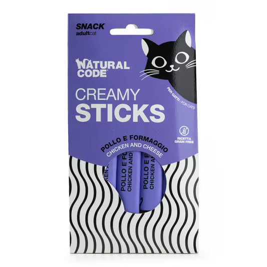 Natural Code Creamy Cat Grain-Free Chicken and Cheese - Cat treat