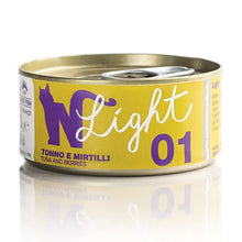 Natural Code Light 01 Gato Atún y Arándanos - Comida húmeda para gato para control de peso