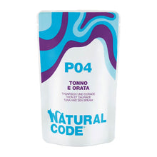 Natural Code P04 - Alimento Húmido para Gato - Filete de Atum e Dourada