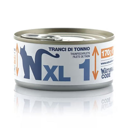 Natural Code XL1 Gato Atún - Comida húmeda para gatos
