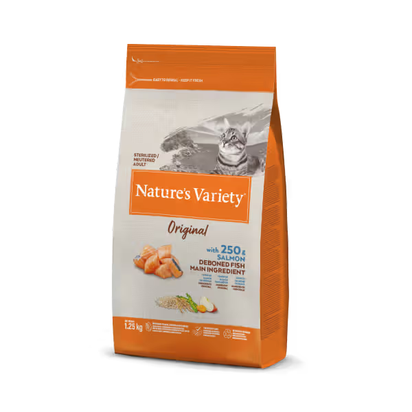 Natures Variety Healthy Grains Sterilised Cat Salmon - Dry food for sterilised cats