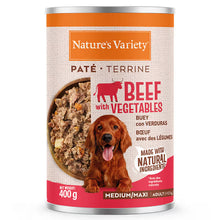 Natures Variety Paté Medium Maxi Perro Adulto Buey y Verduras Grain-Free - Comida húmeda para perro