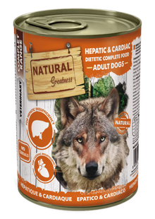 Natural Greatness Veterinary Hepatic & Cardiac Dog Chicken Grain-Free - Wet food for dogs with hepatic and cardiac insufficiency
