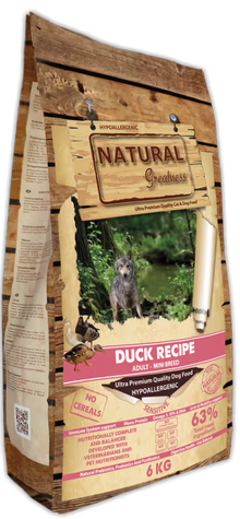 Natural Greatness Sensitive Mini Perro Adulto Pato Grain-Free - Pienso seco para perro