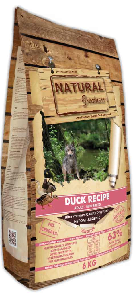Natural Greatness Sensitive Mini Perro Adulto Pato Grain-Free - Pienso seco para perro