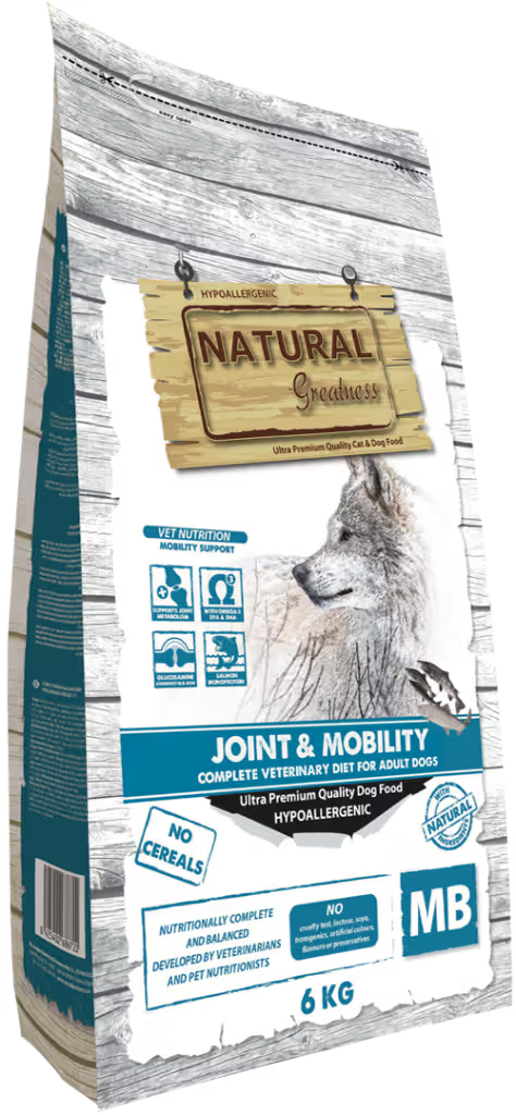Natural Greatness Veterinary Joint & Mobility Cão Adulto Salmão Grain-Free - Ração seca para cão para suporte articular