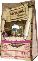 Natural Greatness Sensible de Interior Gato y Gatito Pollo - Pienso seco para gato con sensibilidad digestiva
