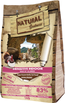 Natural Greatness Sensitive Indoor Cat and Kitten Chicken - Dry food for cats with digestive sensitivity