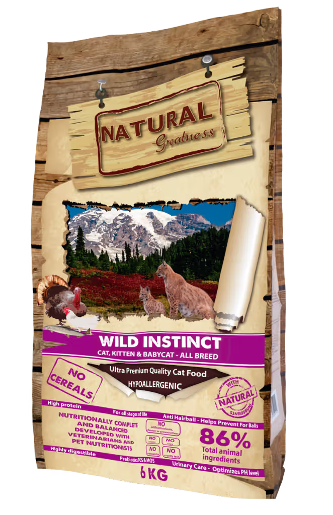 Natural Greatness Wild Instinct Cat Chicken and Turkey Grain-Free - Dry cat food