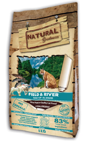 Natural Greatness Field & River Cat and Kitten Salmon and Lamb Grain-Free - Dry cat food
