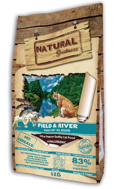 Natural Greatness Field & River Cat and Kitten Salmon and Lamb Grain-Free - Dry cat food