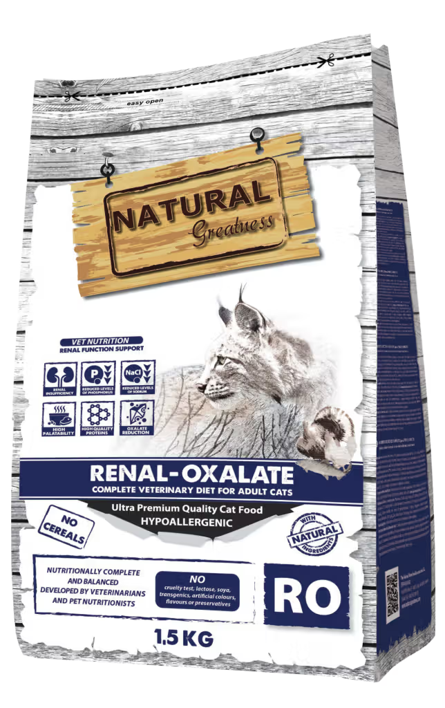 Natural Greatness Veterinary Renal-Oxalate Gato Adulto Pollo Grain-Free - Pienso seco para gato con insuficiencia renal