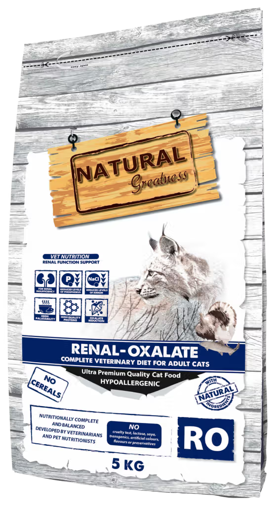 Natural Greatness Veterinary Renal-Oxalate Adult Cat Chicken Grain-Free - Dry food for cats with renal insufficiency