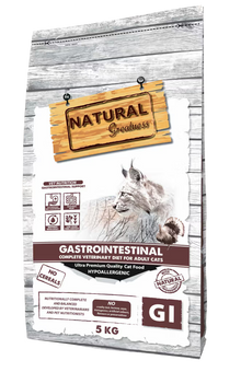 Natural Greatness Veterinary Gastrointestinal Grain-Free Gato Adulto Pavo - Pienso seco para gato con trastornos de absorción intestinal