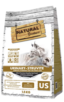Natural Greatness Veterinary Urinary-Struvite Gato Adulto Frango Grain-Free - Ração seca para gato com problemas urinários