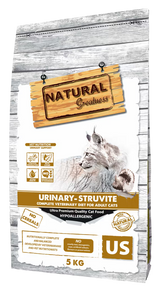 Natural Greatness Veterinary Urinary-Struvite Gato Adulto Frango Grain-Free - Ração seca para gato com problemas urinários