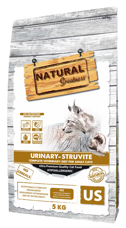 Natural Greatness Veterinary Urinary-Struvite Adult Cat Chicken Grain-Free - Dry food for cats with urinary issues
