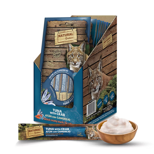 Natural Greatness Creamy Hair & Skin Support Gato Pollo Grain-Free - Snack para gato